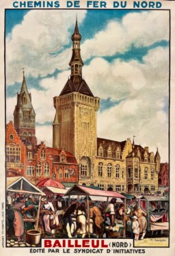 AFFICHES ORIGINALES - Tourisme - Bailleul – M. L. Verheyde – [1930]